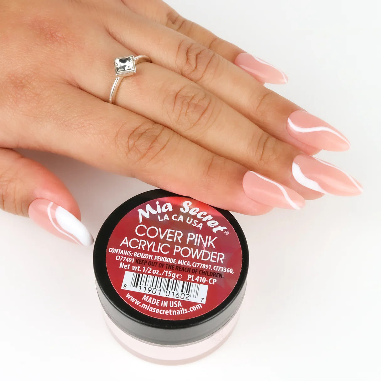 Mia Secret Cover Pink Acrylic Powder 4oz