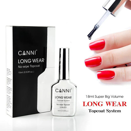 CANNI 18ML Long Wear Top Coat Super Big & Super Bright