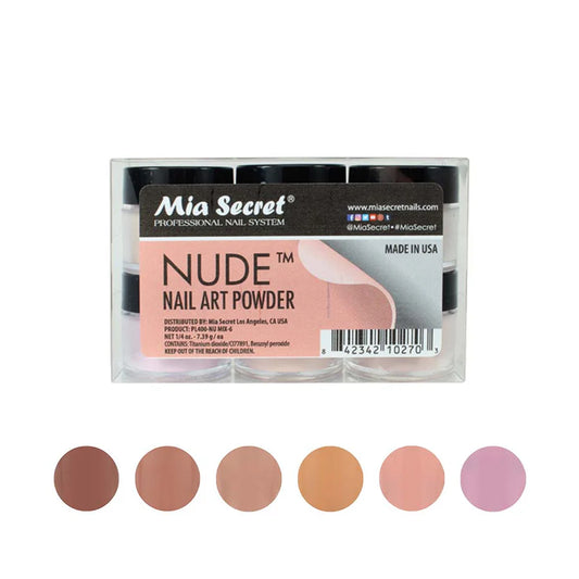 Mia Secret Nude Nail Art Powder Collection (6PC)