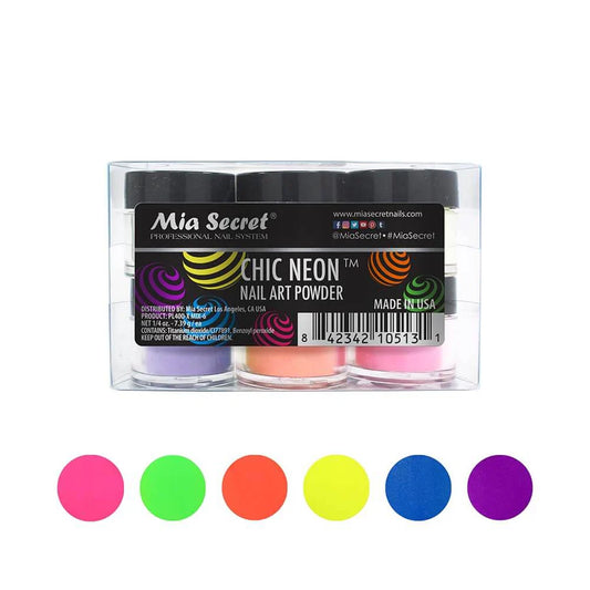 Mia Secret Chic Neon Nail Art Powder Collection