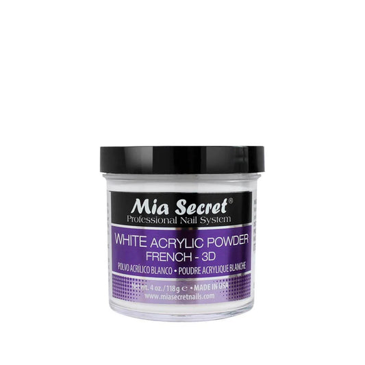 Mia Secret White Acrylic Powder 4oz